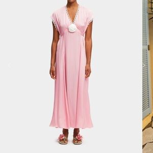 Sleeper Genus Rose Satin Dress